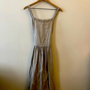 Son de Flor Prairie Apron in Natural Linen